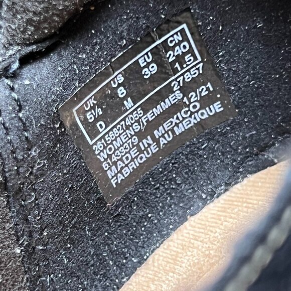 Clarks Collection Loafers women's size 8 Black Leather Slip On Casual Flat Shoes - Picture 7 of 7